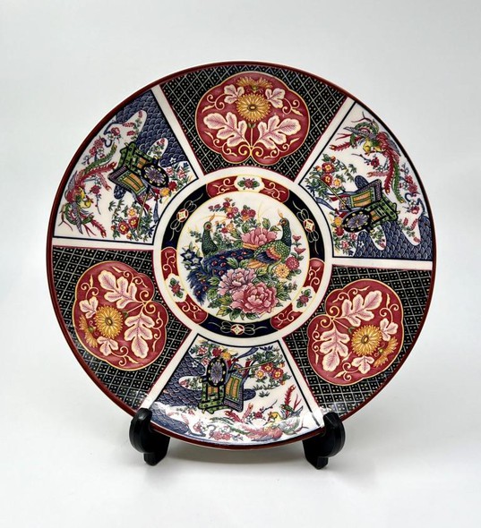 Vintage plate "Genji Carriage"