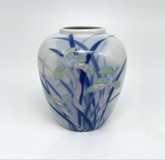 Vintage vase "Irises"