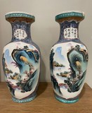 Vintage paired vases “Seasons”