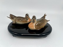 Antique paired sculptures of "Ducks"