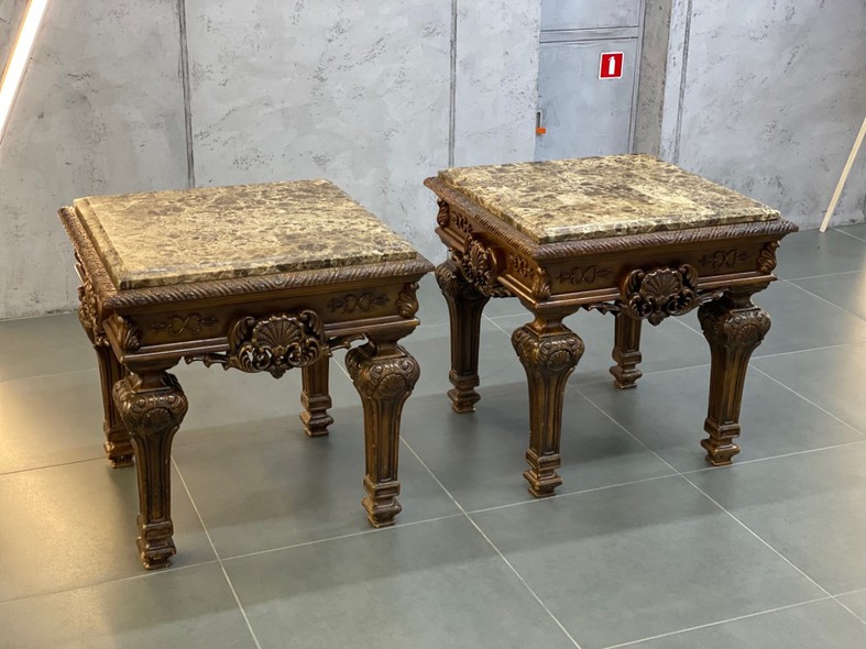 Antique paired tables
Victorian style