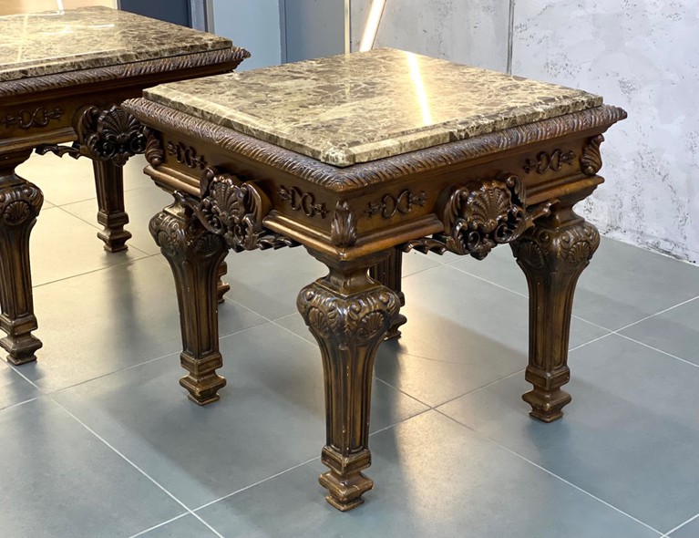 Antique paired tables
Victorian style