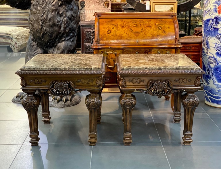 Antique paired tables
Victorian style