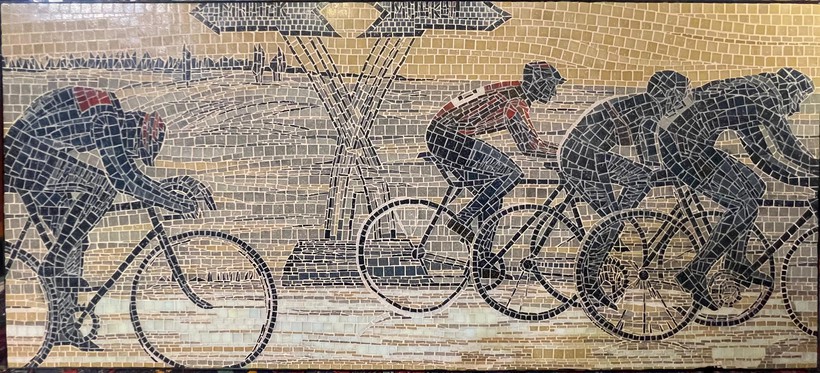 Mosaic "Cyclists"