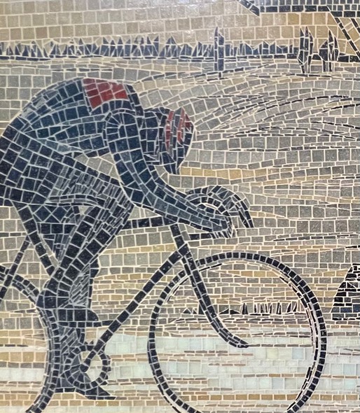 Mosaic "Cyclists"