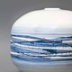 Rare vintage vase "Ice drift", Fujii Shumei