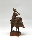 Sculpture "Boy on a boar"