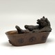 Vintage sculpture
"Bear in the Bathtub"