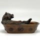 Vintage sculpture
"Bear in the Bathtub"