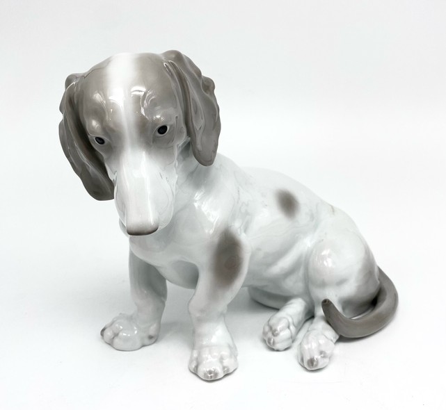 Antique figurine "Dachshund", Karl Enns