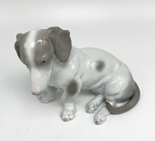 Antique figurine "Dachshund", Karl Enns