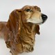 Antique figurine "Dachshund"