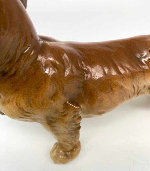 Antique figurine "Dachshund"