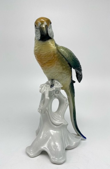 Antique Parrot sculpture