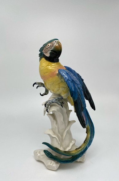 Antique Parrot sculpture