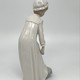 Antique statuette "Girl washing her feet"