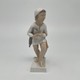 Antique statuette "Girl with an umbrella"