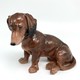 Antique figurine "Dachshund", Karl Enns