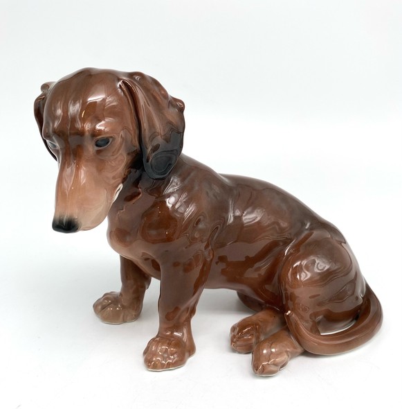 Antique figurine "Dachshund", Karl Enns