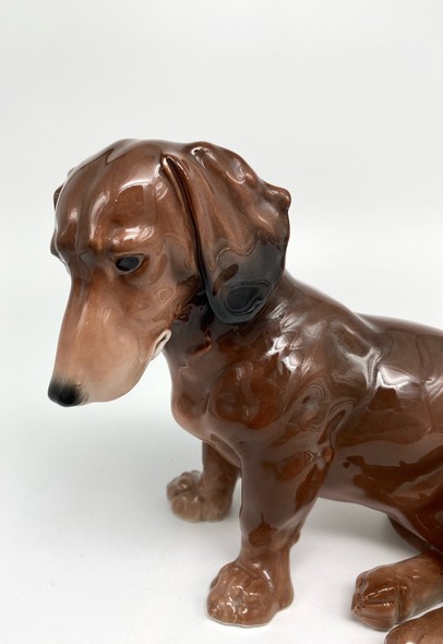 Antique figurine "Dachshund", Karl Enns