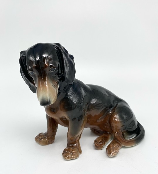 Antique figurine "Dachshund", Karl Enns