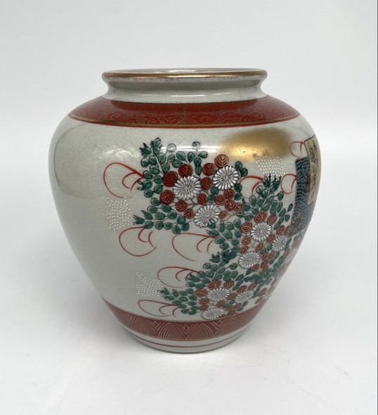 Antique Japanese vase, Kutani