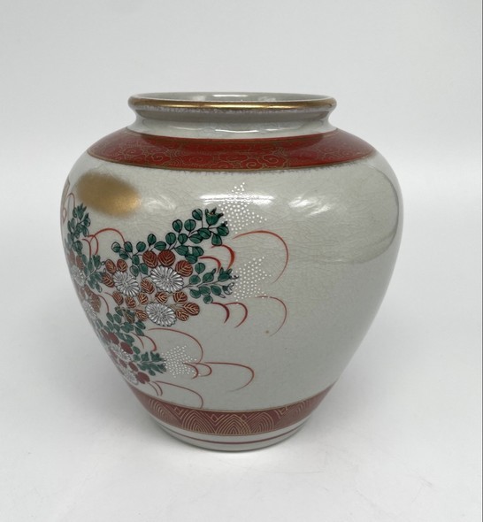 Antique Japanese vase, Kutani