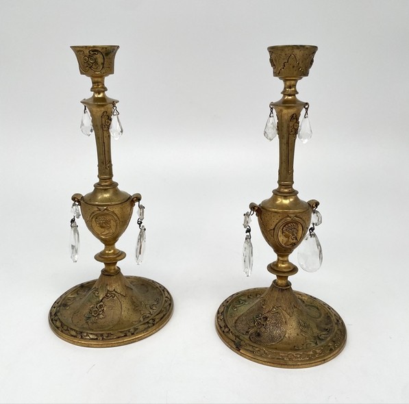 Antique candle holders