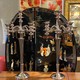 Large pair of candelabra