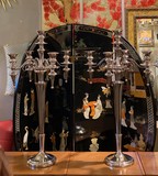 Large pair of candelabra