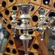 Large pair of candelabra