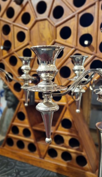 Large pair of candelabra