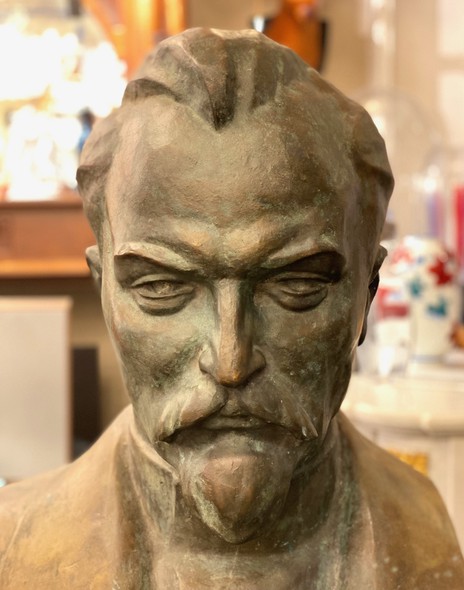 Big sculptural portrait "Felix Dzerzhinsky"