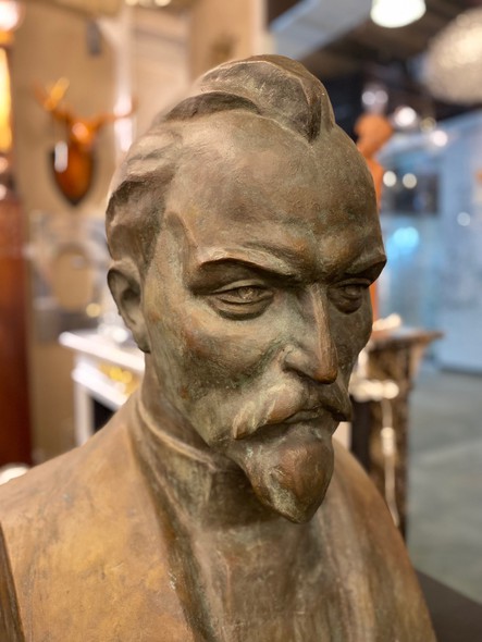 Big sculptural portrait "Felix Dzerzhinsky"