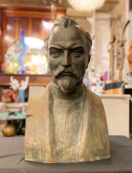 Big sculptural portrait "Felix Dzerzhinsky"