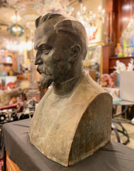 Big sculptural portrait "Felix Dzerzhinsky"