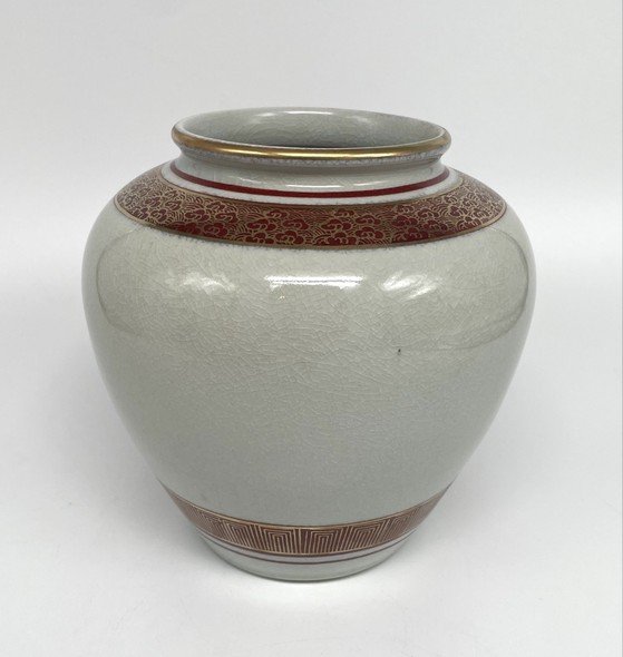 Antique Japanese vase, Kutani