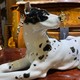 Antique figurine of a lying dog