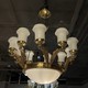 Antique chandelier in Empire style