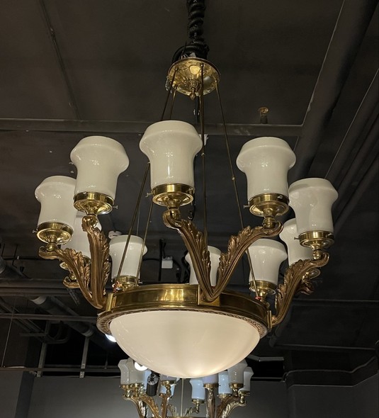 Antique chandelier in Empire style