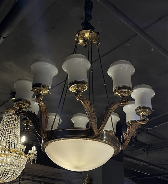 Antique chandelier in Empire style