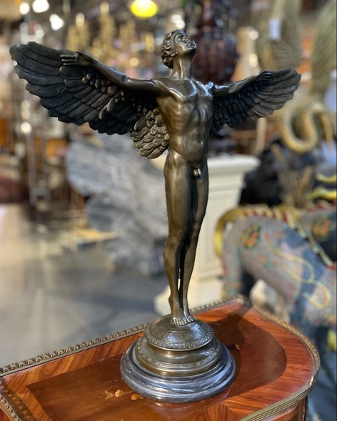 Antique sculpture "Icarus"