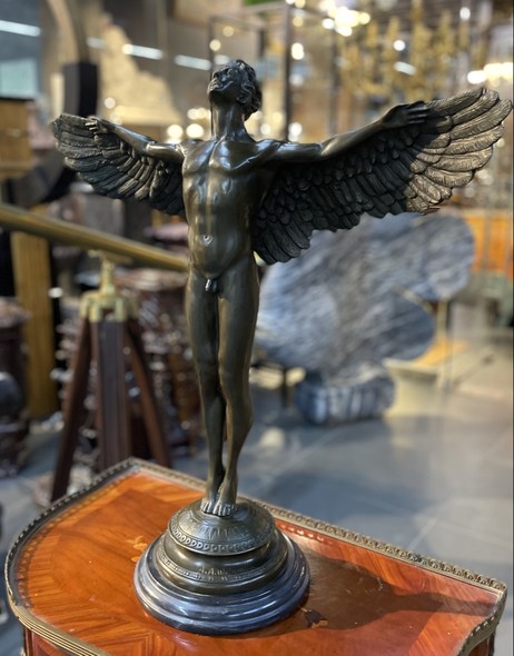 Antique sculpture "Icarus"