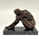 Antique sculpture "Naked Dreamer"