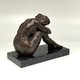 Antique sculpture "Naked Dreamer"