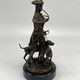 Antique sculpture "Hunter and Hounds"