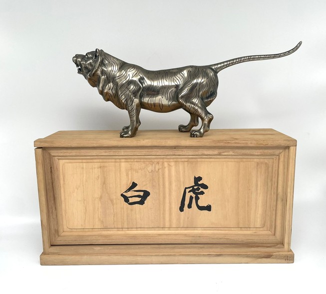 Antique sculpture "Tiger"