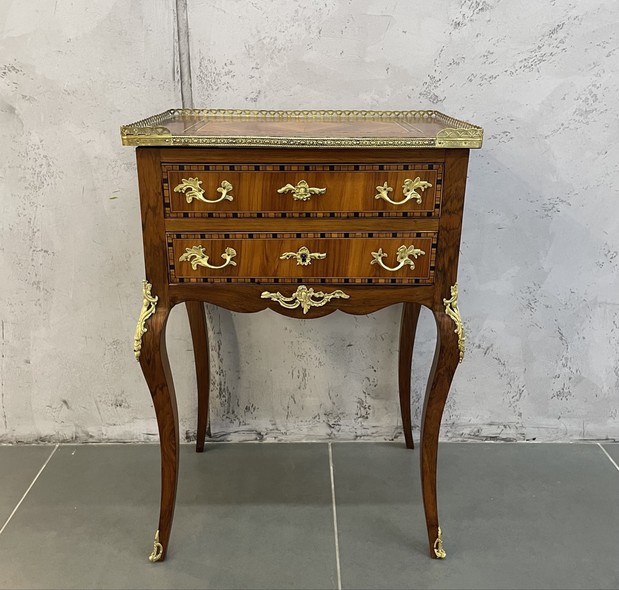 Antique bedside table