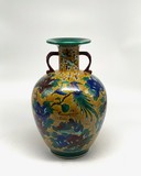 Antique vase "Birds of Paradise" by Kutani