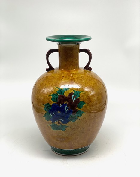 Antique vase "Birds of Paradise" by Kutani